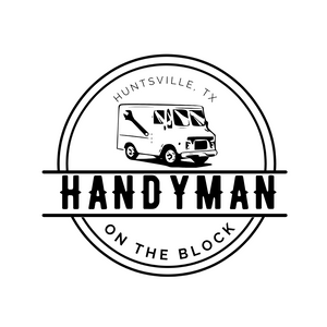 Best handyman on the block logo based in Huntsville, Texas Best handyman on the block logo based in Huntsville, Texas