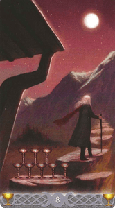 Triple Goddess Tarot- 8 of cups Triple Goddess Tarot- 8 of cups