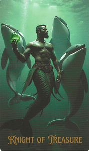 The Ocean Tarot--Knight of Treasure The Ocean Tarot--Knight of Treasure