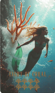 The Ocean Tarot-Eight of Coral The Ocean Tarot-Eight of Coral