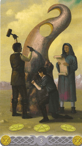 Triple Goddess Tarot- 2 of Pentacles Triple Goddess Tarot- 2 of Pentacles