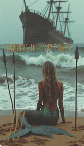 The Ocean Tarot-Three of Spears The Ocean Tarot-Three of Spears