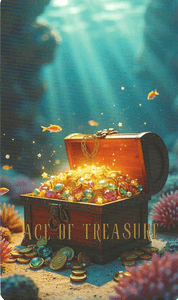 The Ocean Tarot--Ace of Treasure The Ocean Tarot--Ace of Treasure
