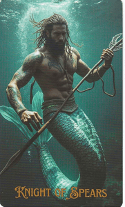 The Ocean Tarot-Knight of Spears The Ocean Tarot-Knight of Spears