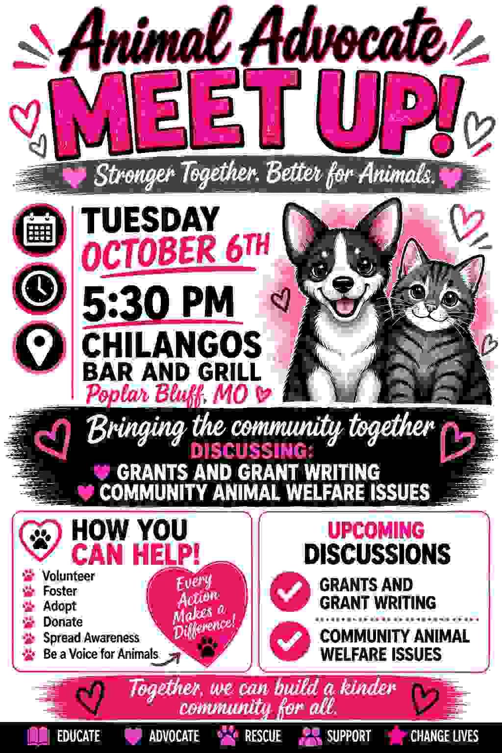 Access valuable resources and guidance on pet care, training, and health to ensure your new furry family member thrives in their forever home. Pet Care Resources Our Mission Connect furbabies to forever homes Access valuable resources and guidance on pet care, training, and health to ensure your new furry family member thrives in their forever home. Pet Care Resources Our Mission Connect furbabies to forever homes