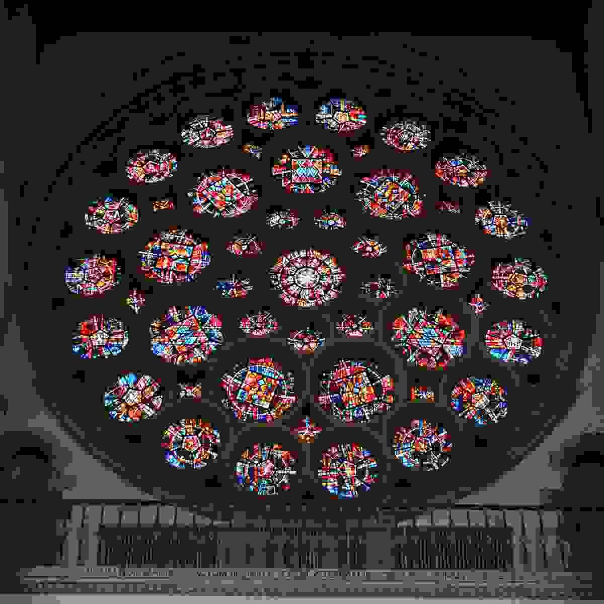 At Albans Stained Glass Window At Albans Stained Glass Window