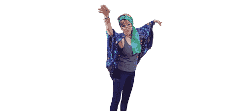 character Yinervah, mid yoga pose character Yinervah, mid yoga pose