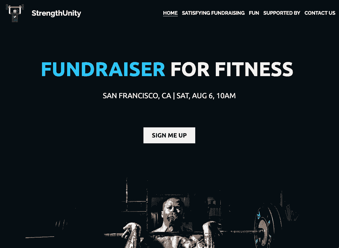 Engaging nonprofit donation landing page design