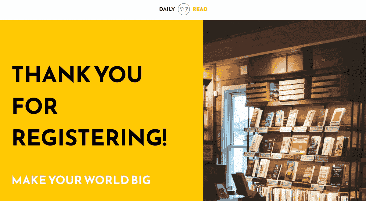 Promotional microsite for campaigns showcasing dynamic content engagement