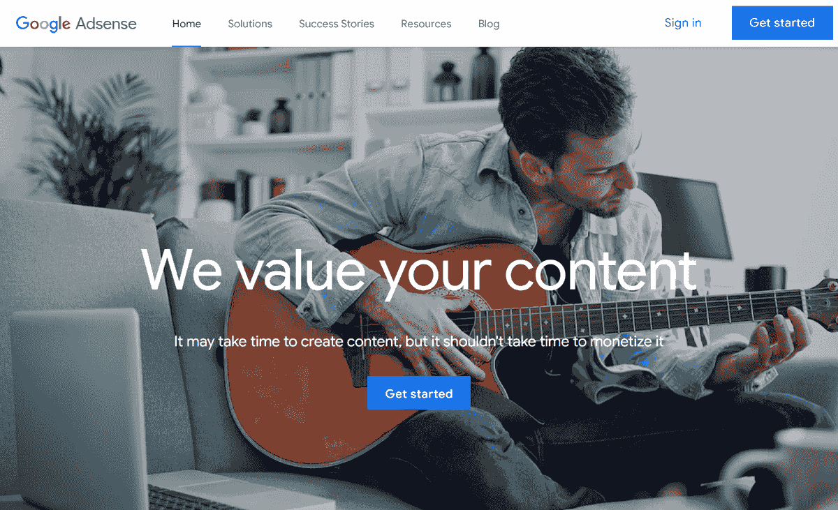 Image taken from Google Adsense 