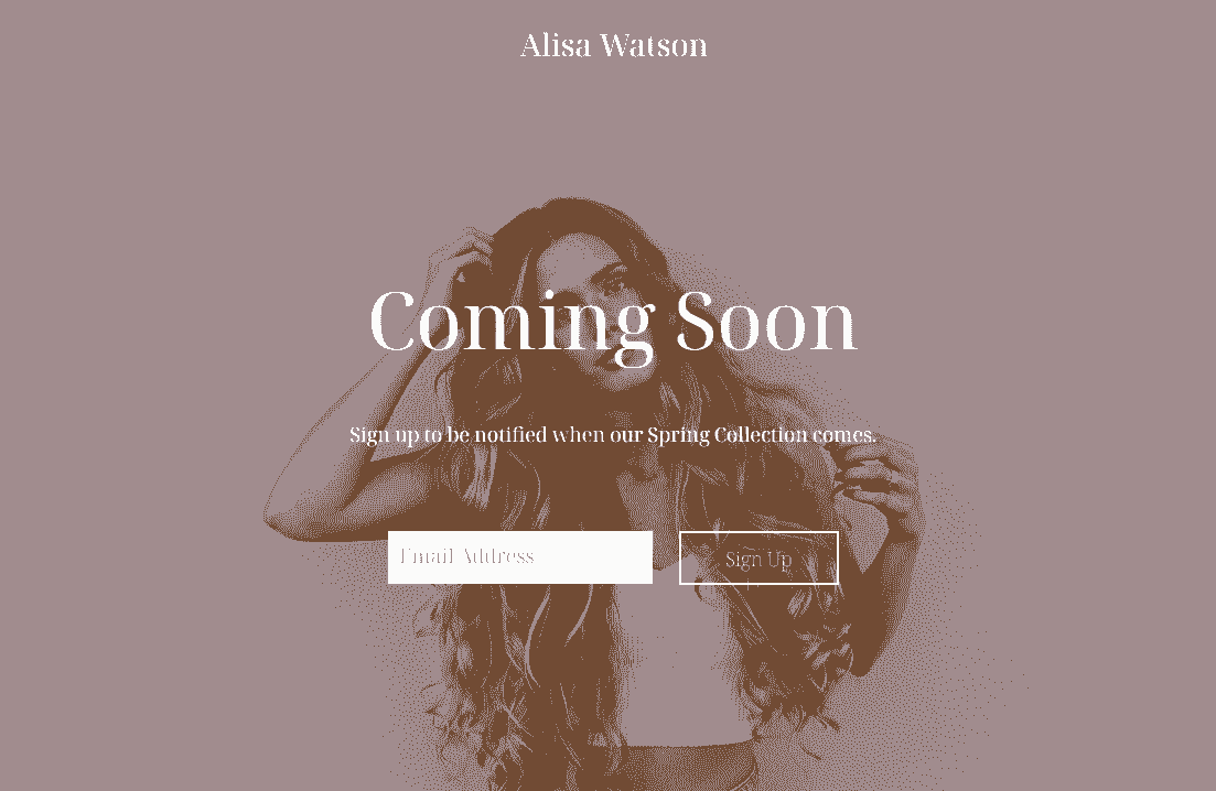 Coming Soon Template