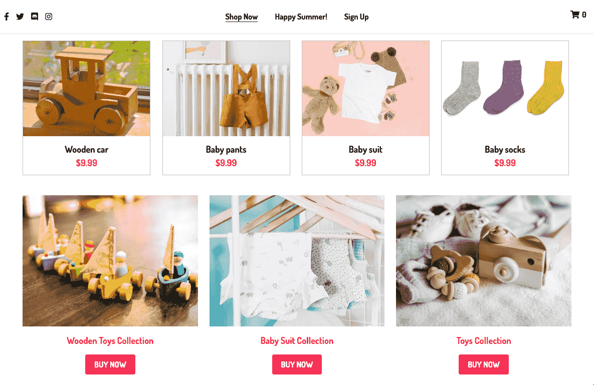 Peggi Online Store Template