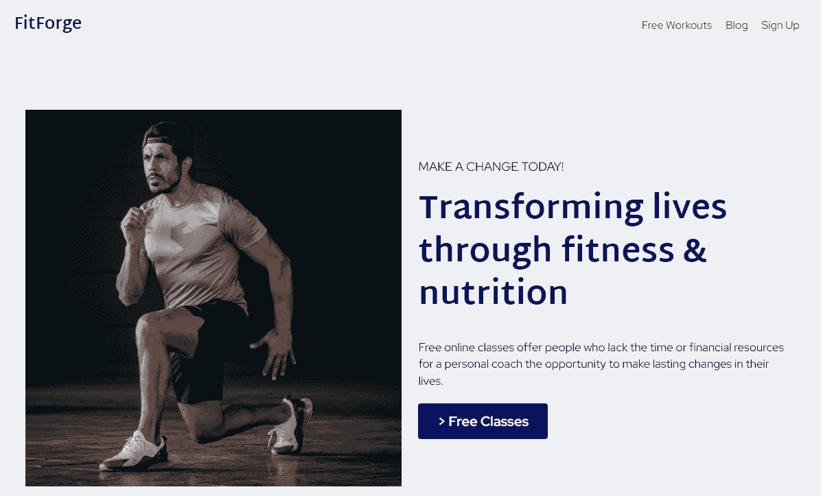 Fitforge Template