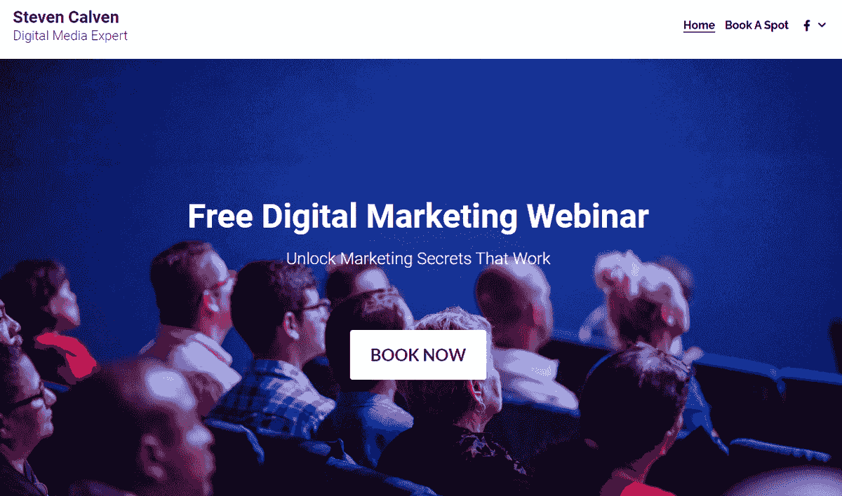 Marketing Webinar Template
