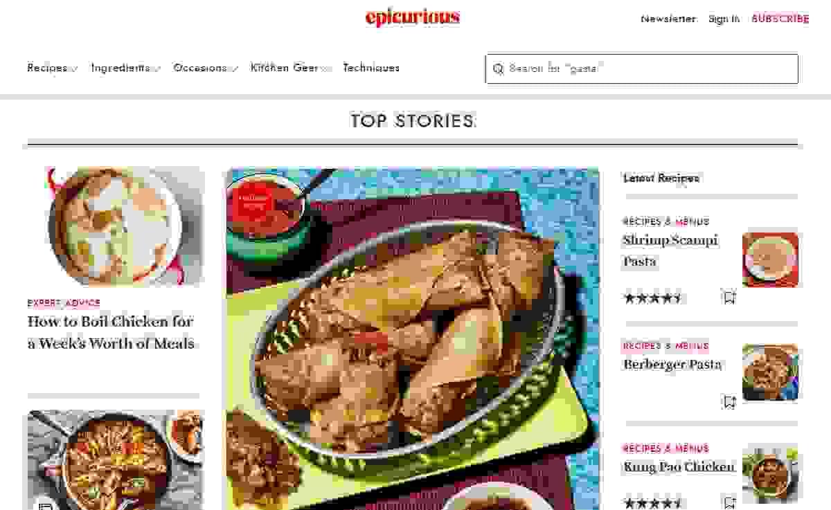 Image taken from Epicurious