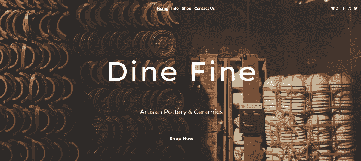 Dine Fine Template