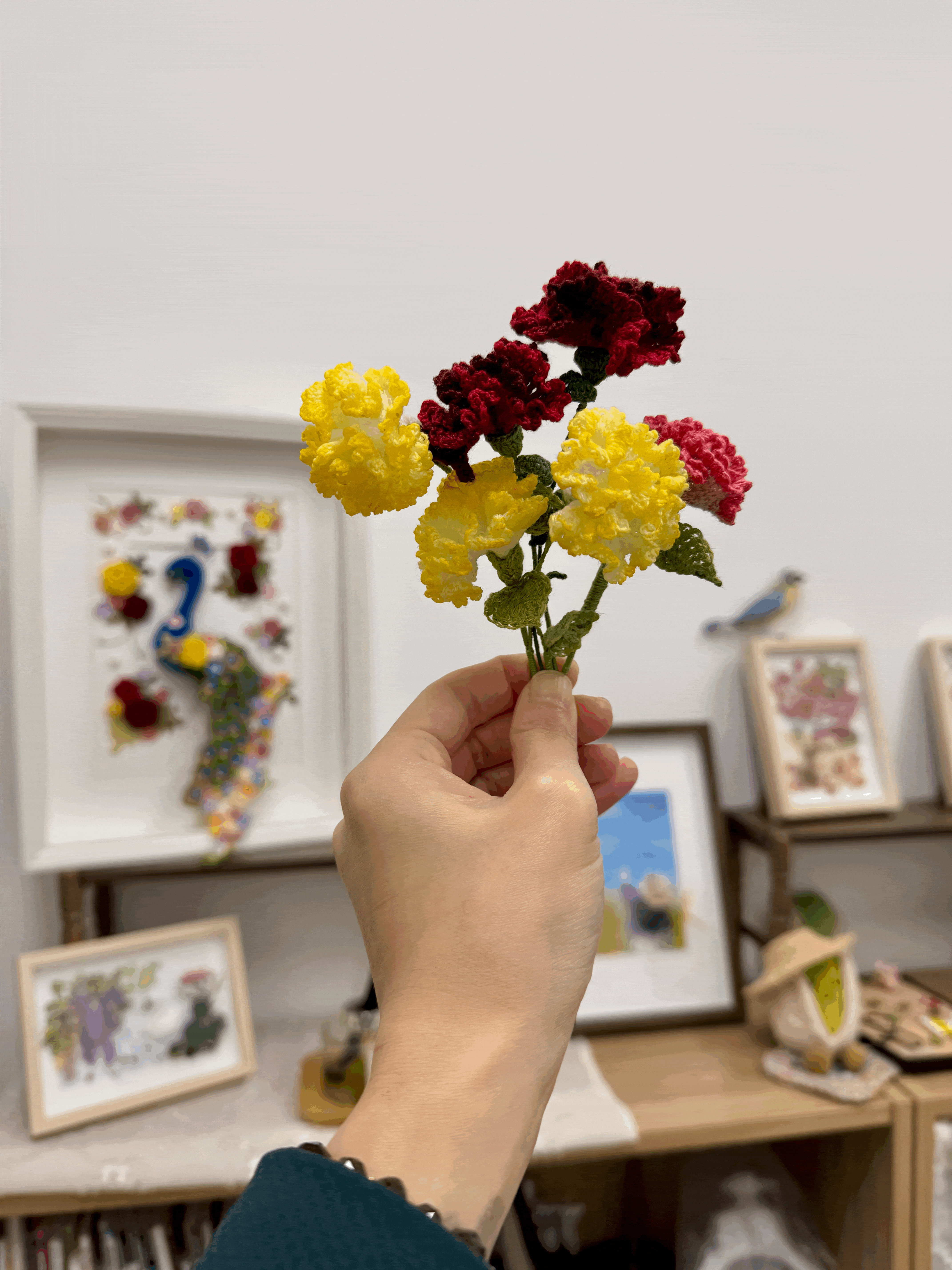 微鉤花環 / 花畫 / 盆景製作課程