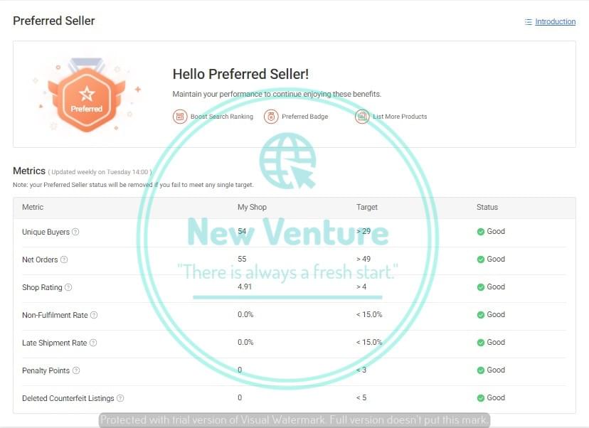 New Venture E-Shop New Venture E-Shop