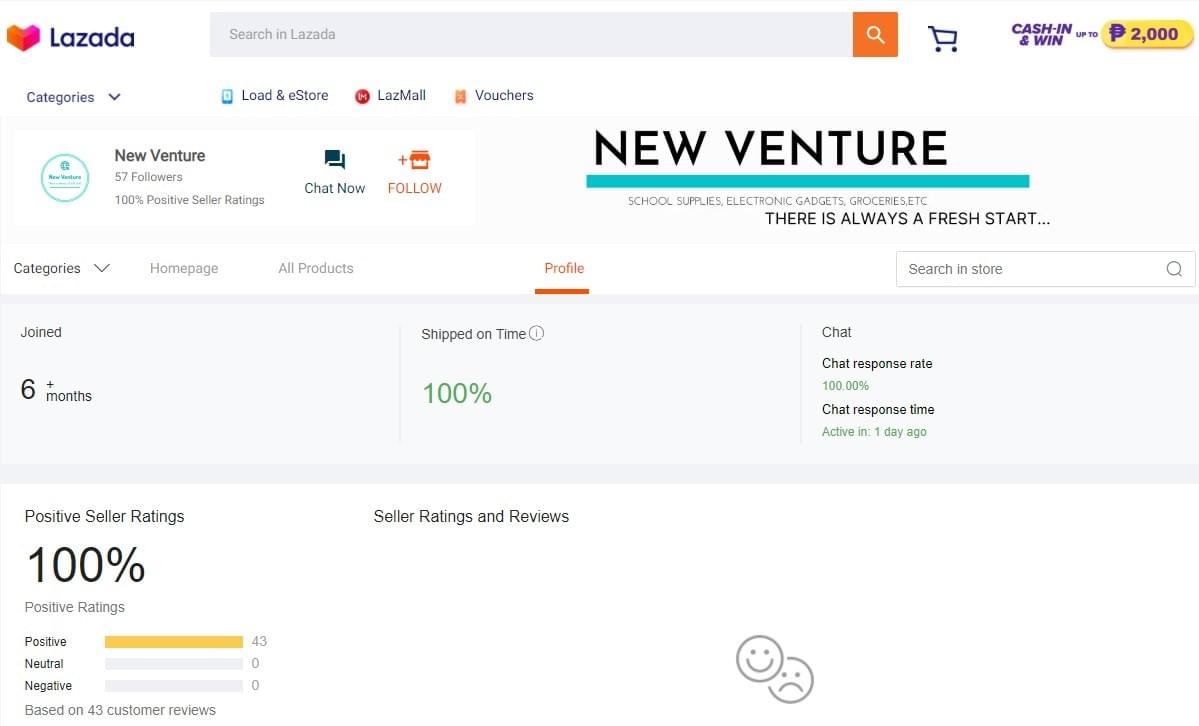 New Venture E-Shop New Venture E-Shop