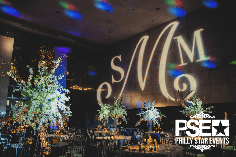 Philadelphia Event Lighting - Custom Monogram Lighting - Loews Hotel - Philly Star Events Philadelphia Event Lighting - Custom Monogram Lighting - Loews Hotel - Philly Star Events
