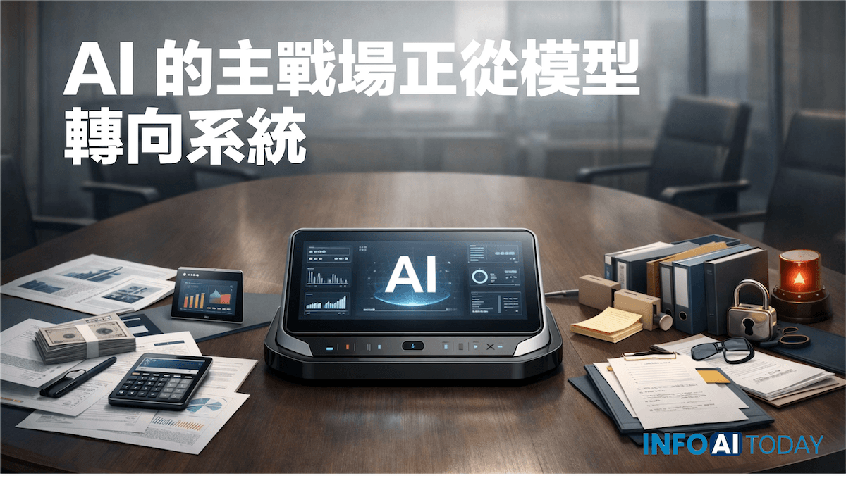 InfoAI Today| AI 競爭已從模型能力之爭,轉向變現能力、工作流整合與責任承擔。 InfoAI Today| AI 競爭已從模型能力之爭,轉向變現能力、工作流整合與責任承擔。