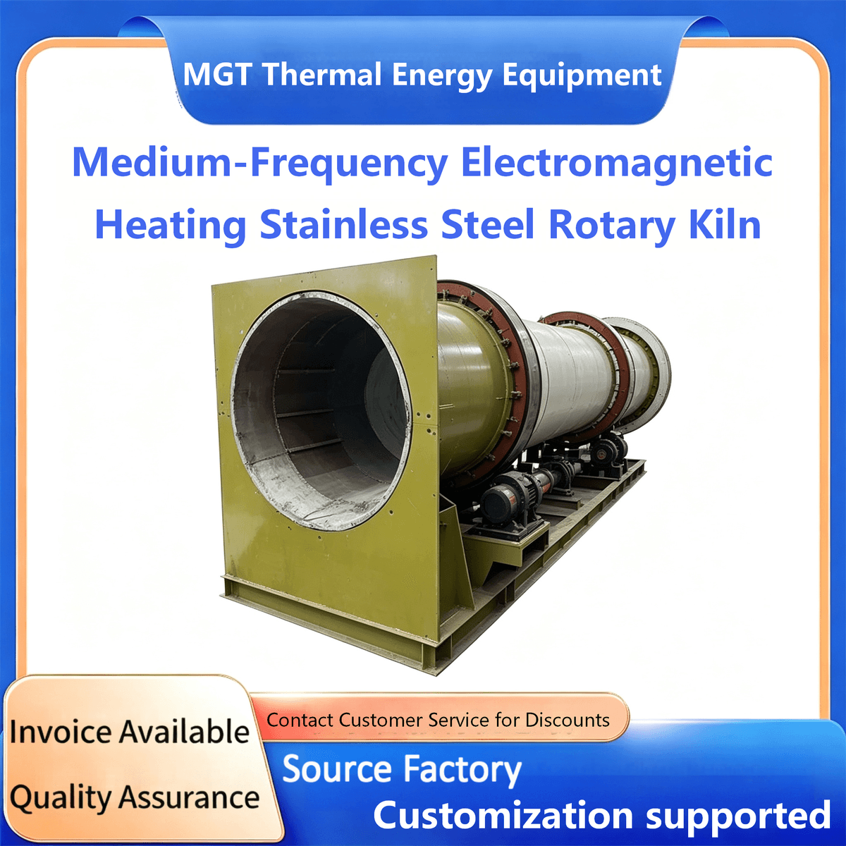 Induction Heating for Rotary Kiln | Rotary Kiln Electromagnetic Heater | Rotary Kiln Electromagnetic