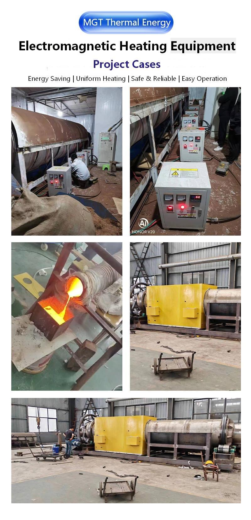 Induction Heating for Rotary Kiln | Rotary Kiln Electromagnetic Heater | Rotary Kiln Electromagnetic