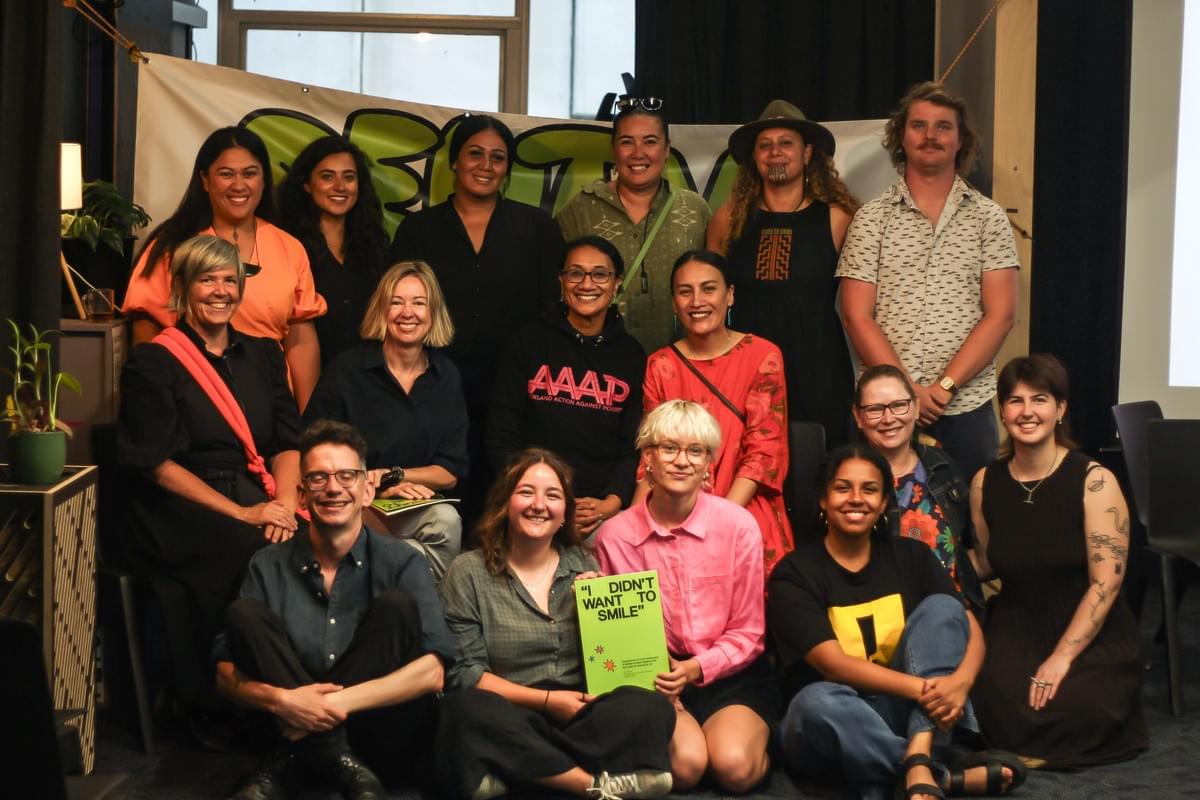 Campaign supporters at our report launch in February 2025. Photo credit: Renati Waaka Campaign supporters at our report launch in February 2025. Photo credit: Renati Waaka