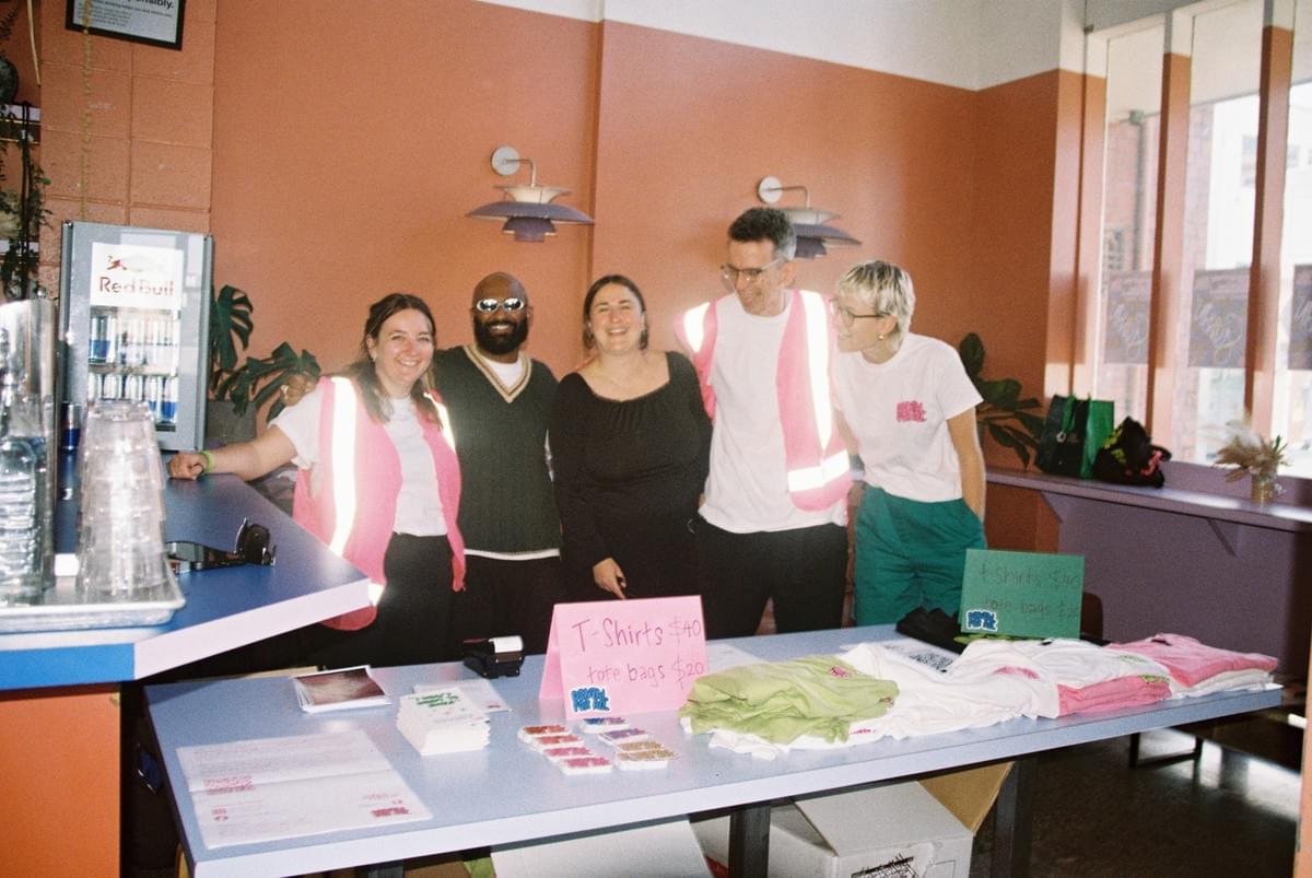 Photo from Flossin’ – our Dental for All day party in May 2025. The team selling merch. Photo credit: Tatyana King-Finau Photo from Flossin’ – our Dental for All day party in May 2025. The team selling merch. Photo credit: Tatyana King-Finau