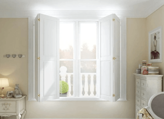Solid shutters for sash windows Solid shutters for sash windows