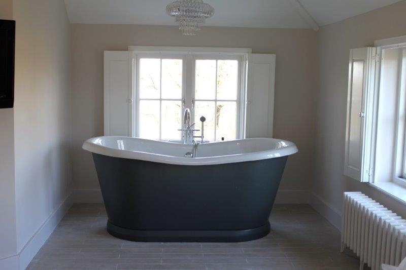 Full Height style Shaker panel shutters for Sash Windows in Brighton Full Height style Shaker panel shutters for Sash Windows in Brighton