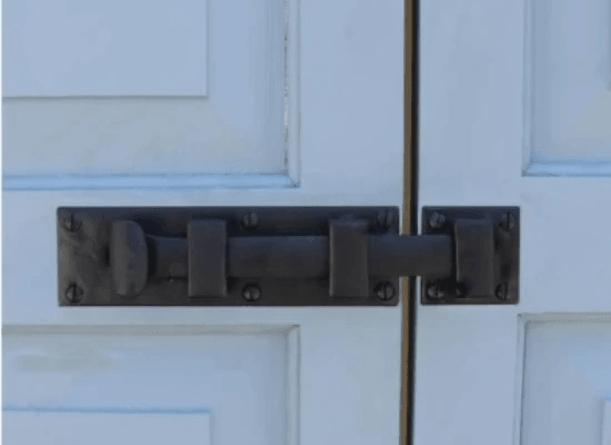 Raised Panel Shutters with security bolt  Raised Panel Shutters with security bolt