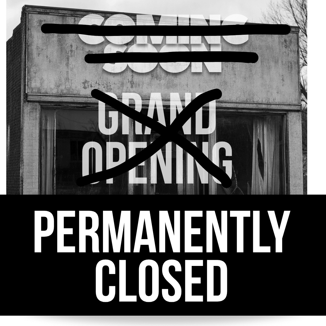 Photo of a fictional abandoned shop Photo of a fictional abandoned shop
