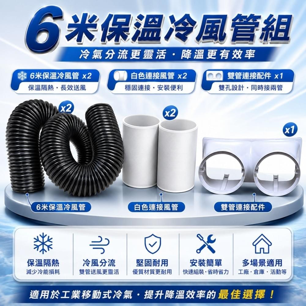 〈限時價 僅三天〉分流二管PC90-AQEE 工業移動式冷氣10~22坪