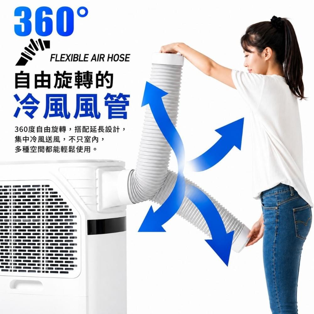 〈限時價 僅三天〉分流二管PC90-AQEE 工業移動式冷氣10~22坪
