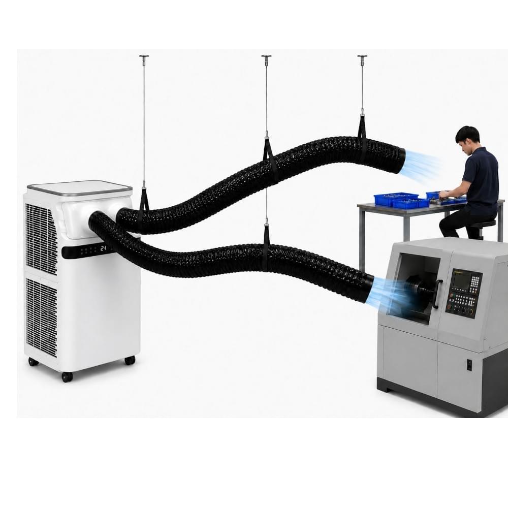 〈限時價 僅三天〉分流二管PC90-AQEE 工業移動式冷氣10~22坪
