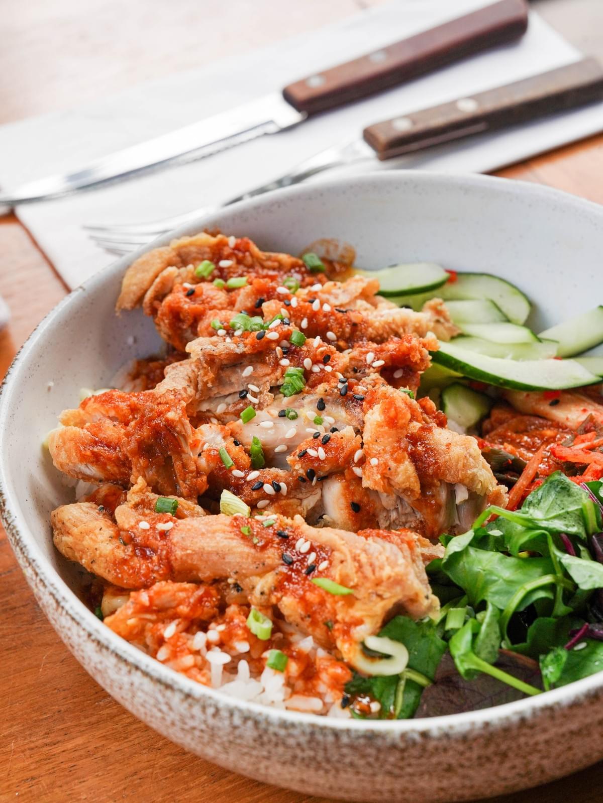 watercress menu crunchy chicken rice bowl watercress menu crunchy chicken rice bowl