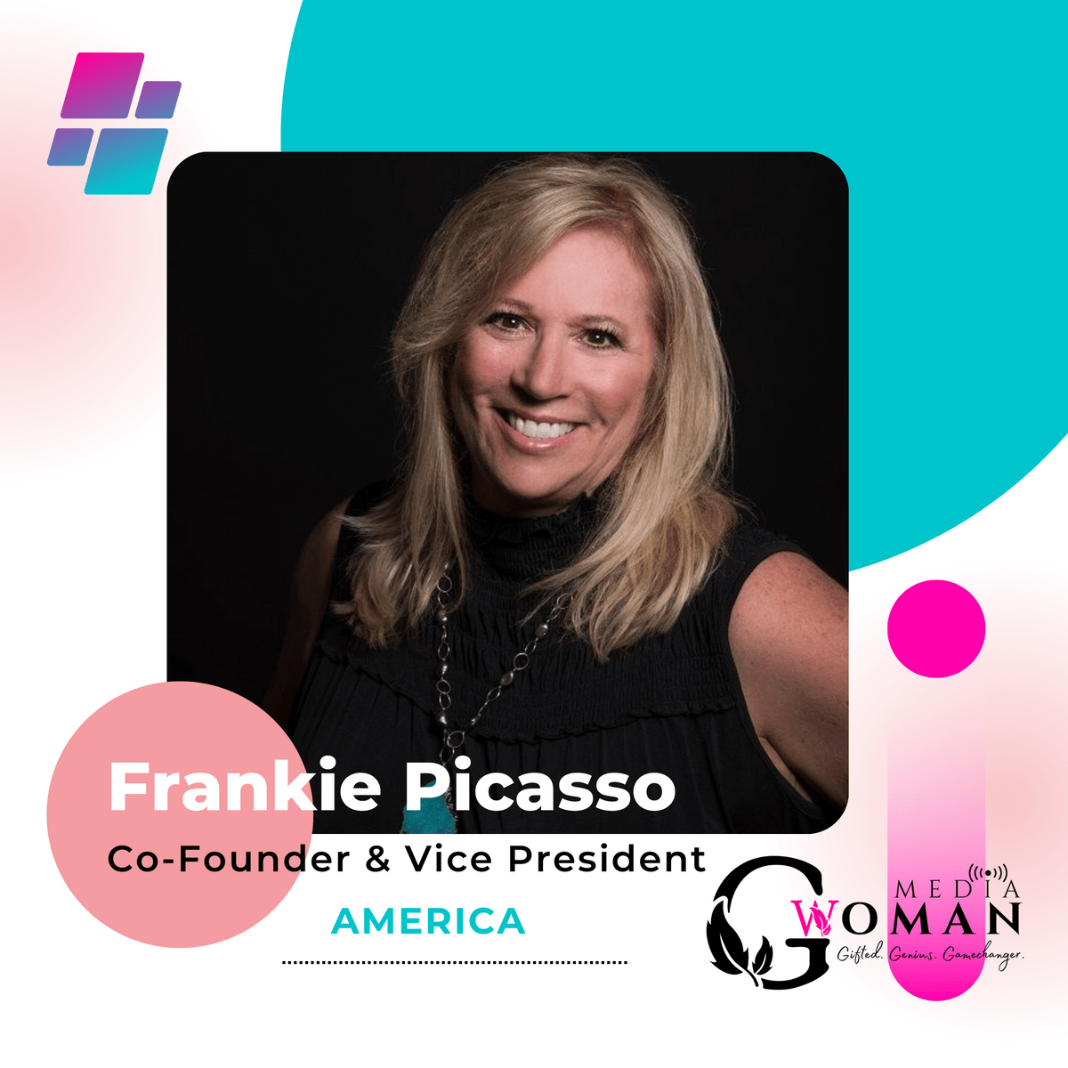 Frankie Picasso is co-founder and vice president (America) for G-Woman Media Frankie Picasso is co-founder and vice president (America) for G-Woman Media