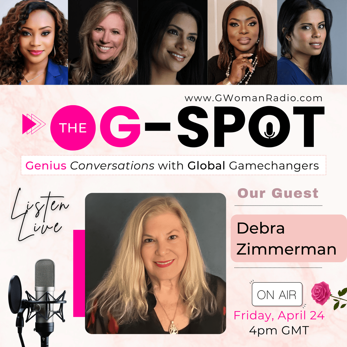Episode 21: Creative Courage with Guest - Debra Zimmerman on G-Woman Radio Episode 21: Creative Courage with Guest - Debra Zimmerman on G-Woman Radio