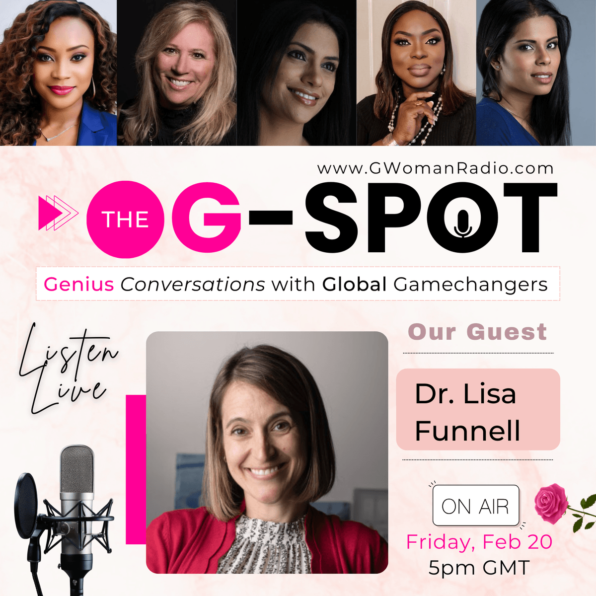 Episode 14: Beyond the Brand with Guest - Dr Lisa Funnell on G-Woman Radio Episode 14: Beyond the Brand with Guest - Dr Lisa Funnell on G-Woman Radio