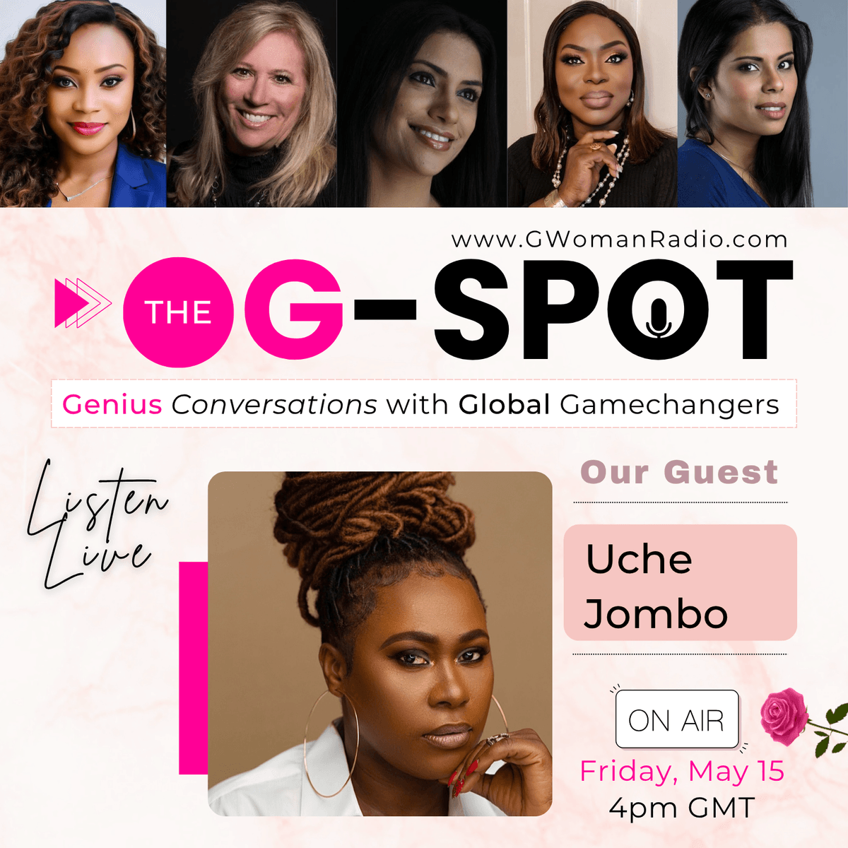 Episode 23: Owning The Narrative with Guest - Uche Jombo on G-Woman Radio Episode 23: Owning The Narrative with Guest - Uche Jombo on G-Woman Radio