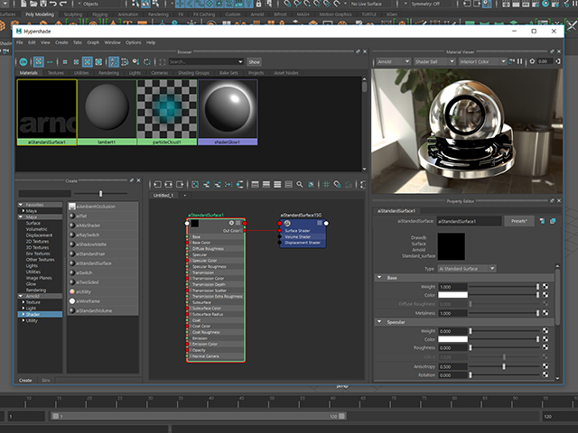 Maya2018 Hypershade Maya2018 Hypershade