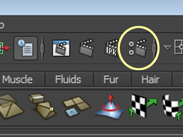 MAYA Windows→Rendering Editors→Render Settings MAYA Windows→Rendering Editors→Render Settings