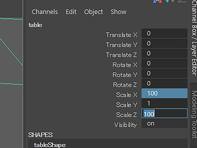 Maya2018 table Maya2018 table