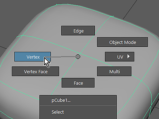 Maya2018 Select Vertex Maya2018 Select Vertex