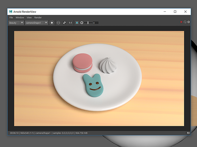 Maya2018 Arnold RenderView Maya2018 Arnold RenderView