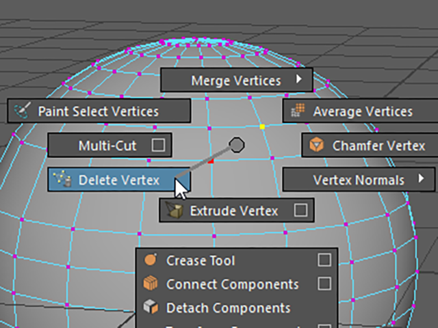 MAYA Delete Vertex MAYA Delete Vertex