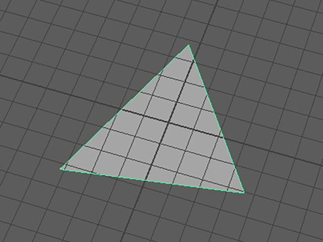 MAYA Triangle Polygon MAYA Triangle Polygon