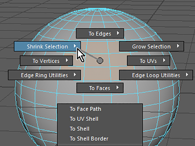 MAYA Shrink Selection MAYA Shrink Selection