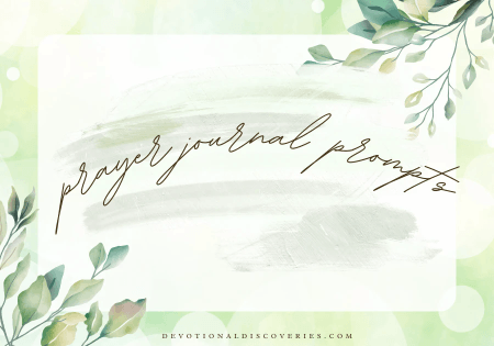 Prayer Journal Prompts Prayer Journal Prompts